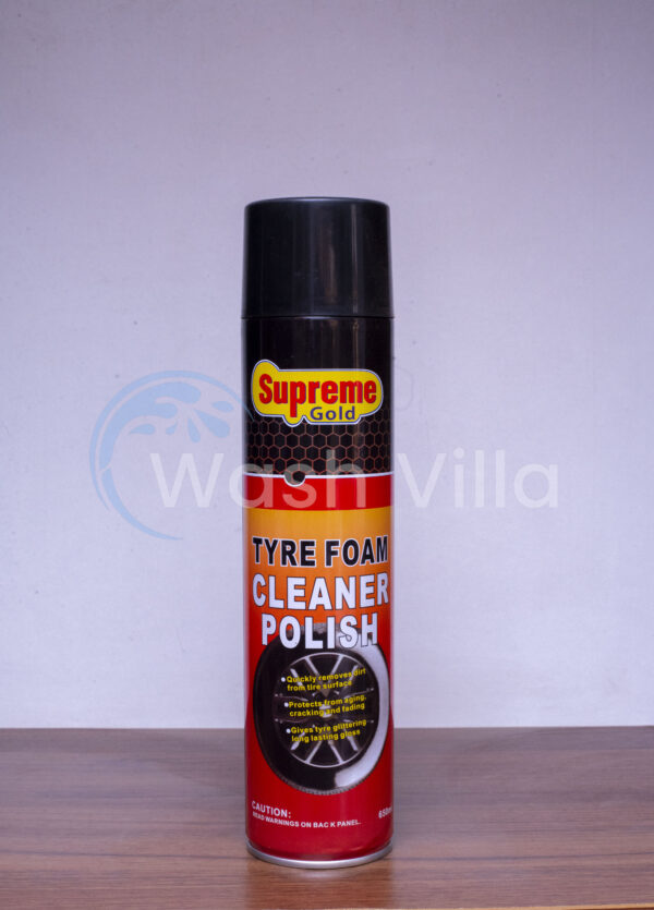 Supreme Gold Tyre Foam Cleaner & Polish – 650ml